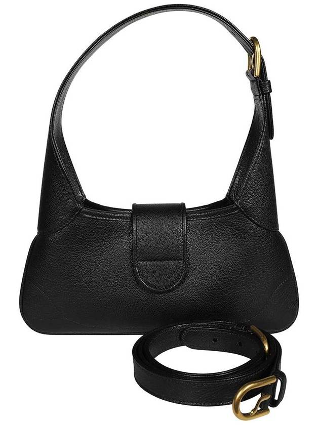 Aphrodite Small Leather Shoulder Bag Black - GUCCI - BALAAN 4