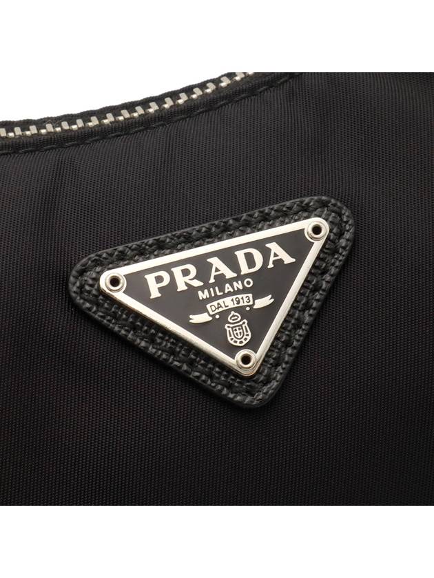 Re edition Black Nylon Saffiano Trimming Hobo 2WAY 1BH204 - PRADA - BALAAN 7