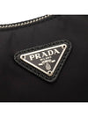 Re edition Black Nylon Saffiano Trimming Hobo 2WAY - PRADA - BALAAN 7