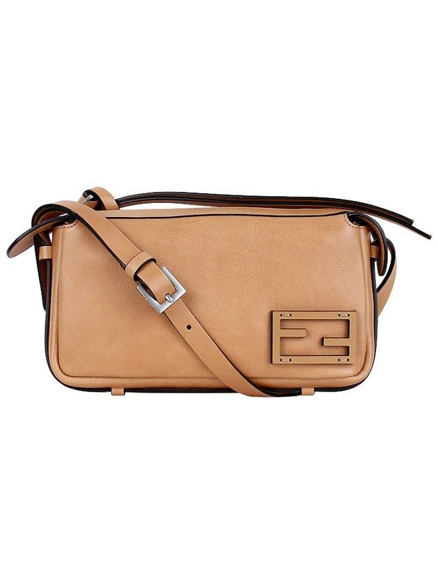 Simply Mini Leather Shoulder Bag Beige - FENDI - BALAAN 2