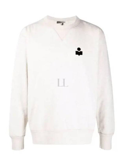 Mike Logo Cotton Sweatshirt White - ISABEL MARANT - BALAAN 2