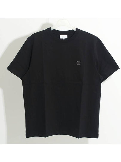 Bold Fox Head Patch Comfort Short Sleeve T-Shirt Black - MAISON KITSUNE - BALAAN 2