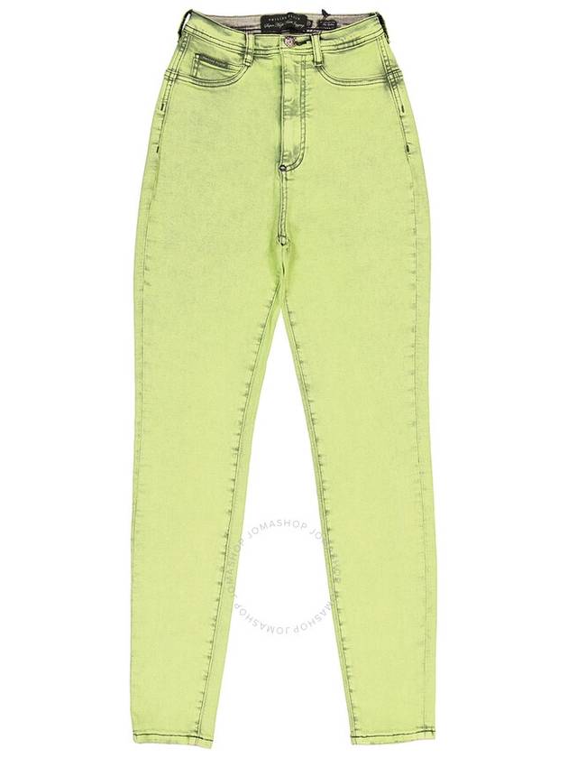 Philipp Plein Overdyed Stretch Super High-Waist Jeggings, Waist Size 26" - PHILIPP PLEIN - BALAAN 1