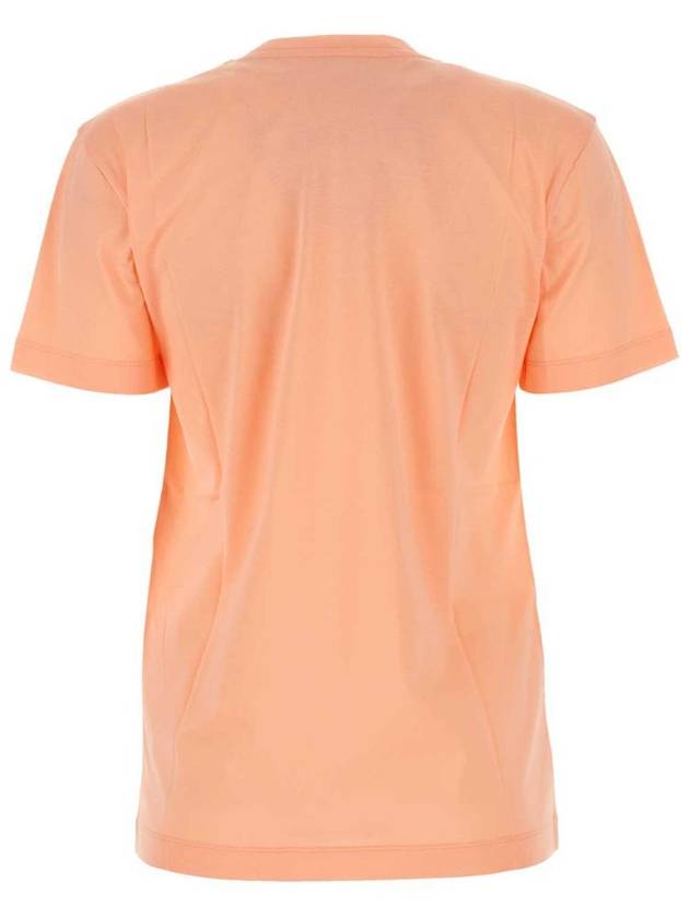 Logo Cotton Short Sleeve T-Shirt Orange - PATOU - BALAAN 3