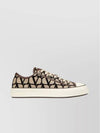 Toile Iconographe Total Loop Low Top Sneakers Beige - VALENTINO - BALAAN 2