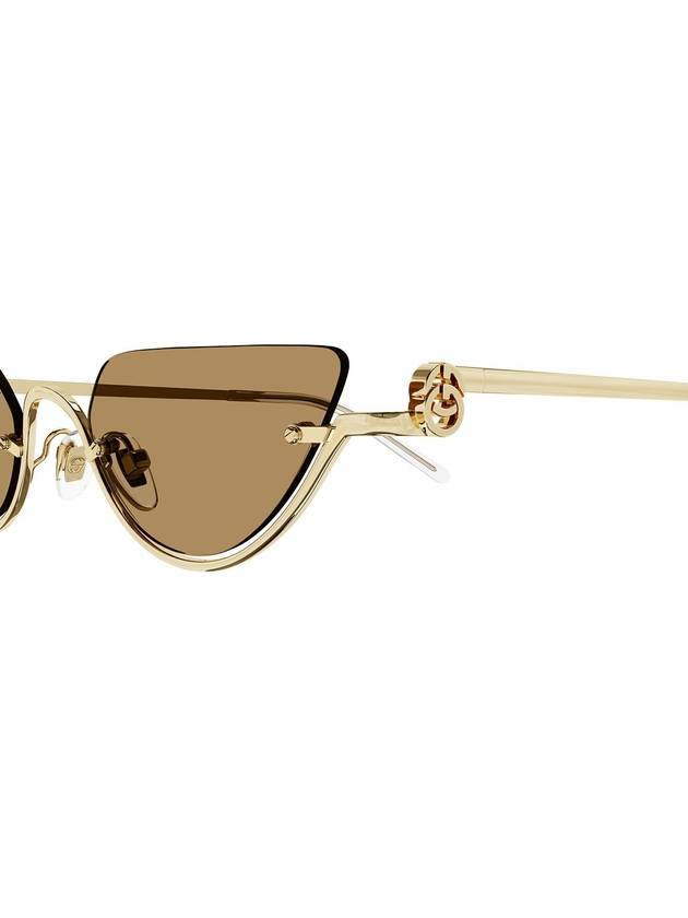 24SS Sunglasses GG1603S 002 GOLD GOLD BROWN - GUCCI - BALAAN 5