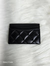 Classic Gold CC Logo Lambskin Card Holder Black - CHANEL - BALAAN 4