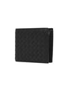 Intrecciato Coin Pocket Half Wallet Black - BOTTEGA VENETA - BALAAN 4