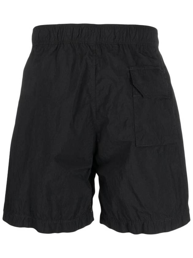 Tactel Stretch Nylon Shorts Black - TEN C - BALAAN 3