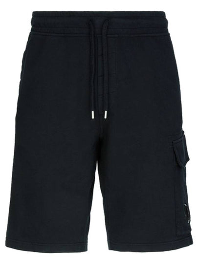 Men's Lens Patch Cargo Shorts Black - CP COMPANY - BALAAN 2