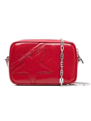 Star High Shine Cross Bag Red - GOLDEN GOOSE - BALAAN 1