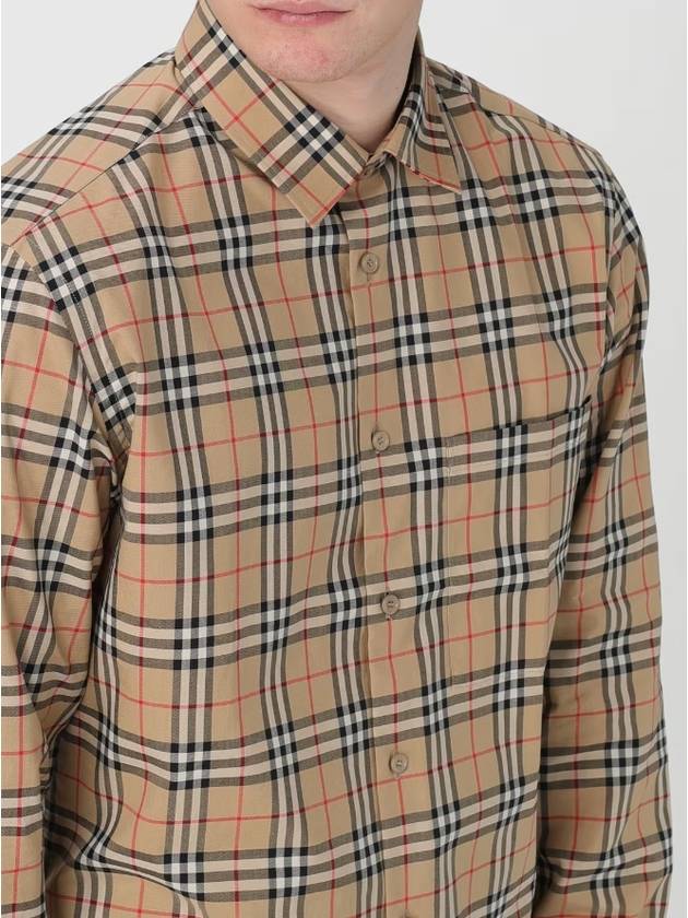 Vintage Check Pattern Long Sleeve Shirt Beige - BURBERRY - BALAAN 6