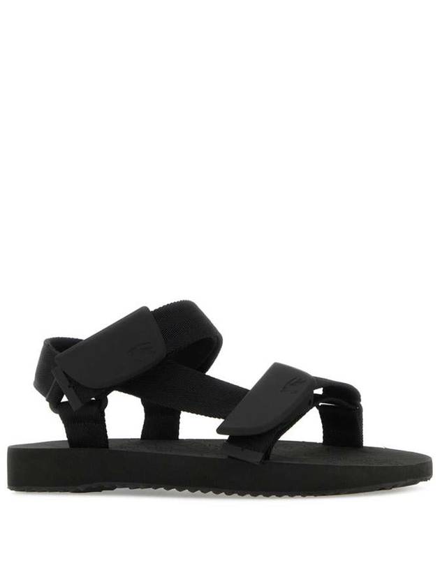 EKD Embossed Trek Sandals Black - BURBERRY - BALAAN 3