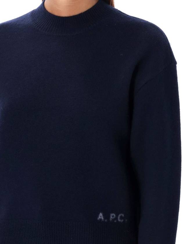 Esther Wool Knit Top Navy - A.P.C. - BALAAN 4