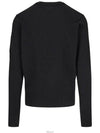 Men's Lens Wappen Wool Crew Neck Knit Black - CP COMPANY - BALAAN 4