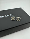 24SS Pre-Collection Crystal CC Earrings Silver ABD767 - CHANEL - BALAAN 4