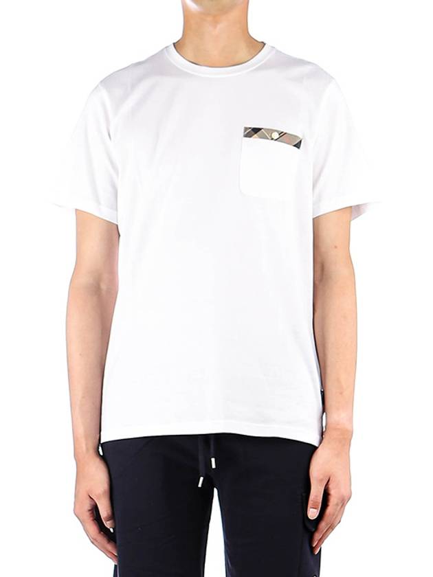 Durness Pocket Short Sleeve T-Shirt White - BARBOUR - BALAAN 2