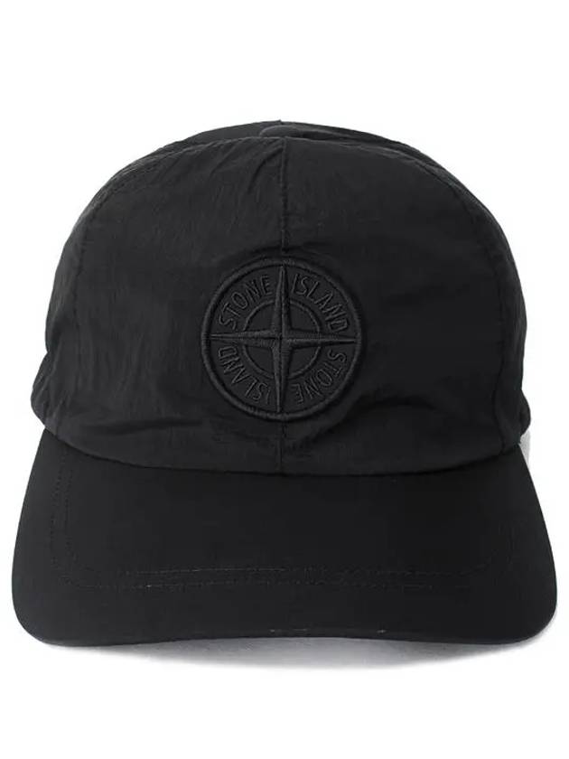 Nylon Logo Ball Cap Black - STONE ISLAND - BALAAN 3