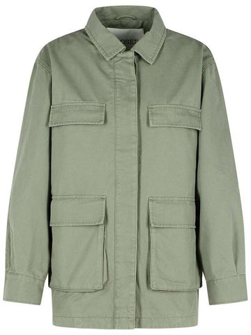 Closed Green Cotton Jacket - CLOSED - BALAAN 1