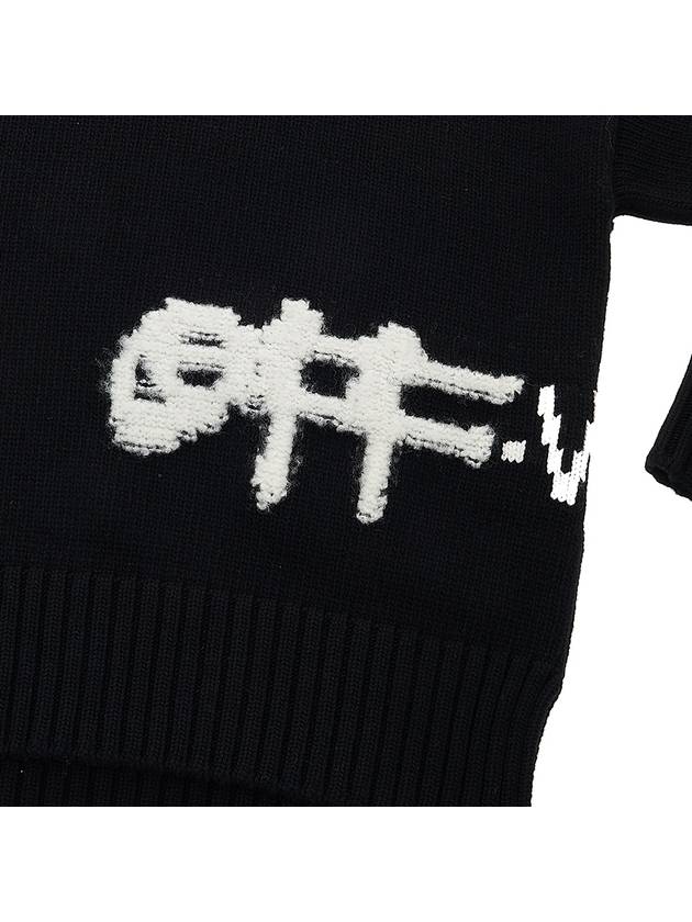 logo turtleneck OWHF035F 22KNI001 1001 - OFF WHITE - BALAAN.