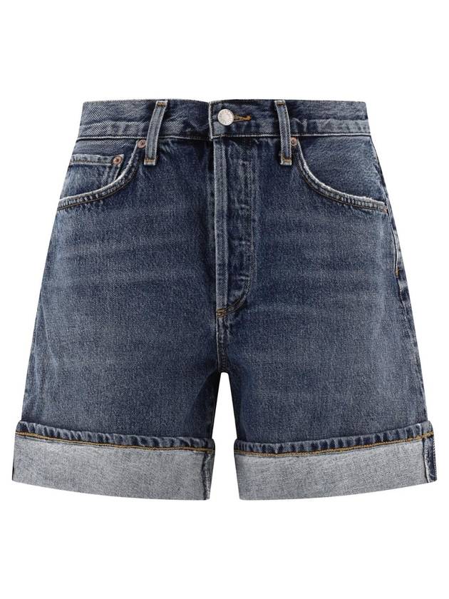 Dame Denim Shorts Blue - AGOLDE - BALAAN 1