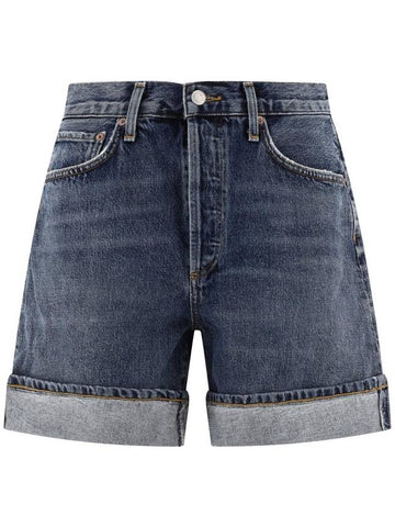 Dame Denim Shorts Blue - AGOLDE - BALAAN 1