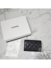 Classic Card Holder Lambskin Gold Black - CHANEL - BALAAN 4