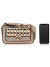 Studded Bradshaw Shoulder Bag Vanilla - MICHAEL KORS - BALAAN 7