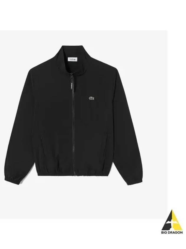 Women s Woven Set up Jacket Black - LACOSTE - BALAAN 1