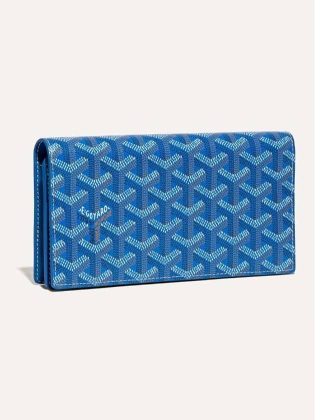 Richelieu long wallet sky blue men women - GOYARD - BALAAN 1