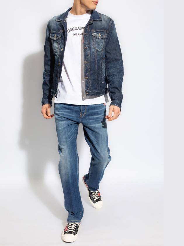 Wash Dan Denim Jacket Blue - DSQUARED2 - BALAAN 3