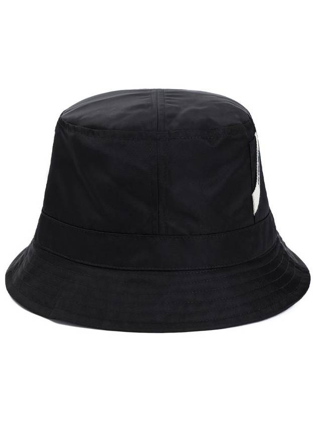 Le Bob Ovalie Nylon Bucket Hat Black - JACQUEMUS - BALAAN 2