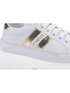 Triple Logo Leather Low Top Sneakers White - MONCLER - BALAAN 5