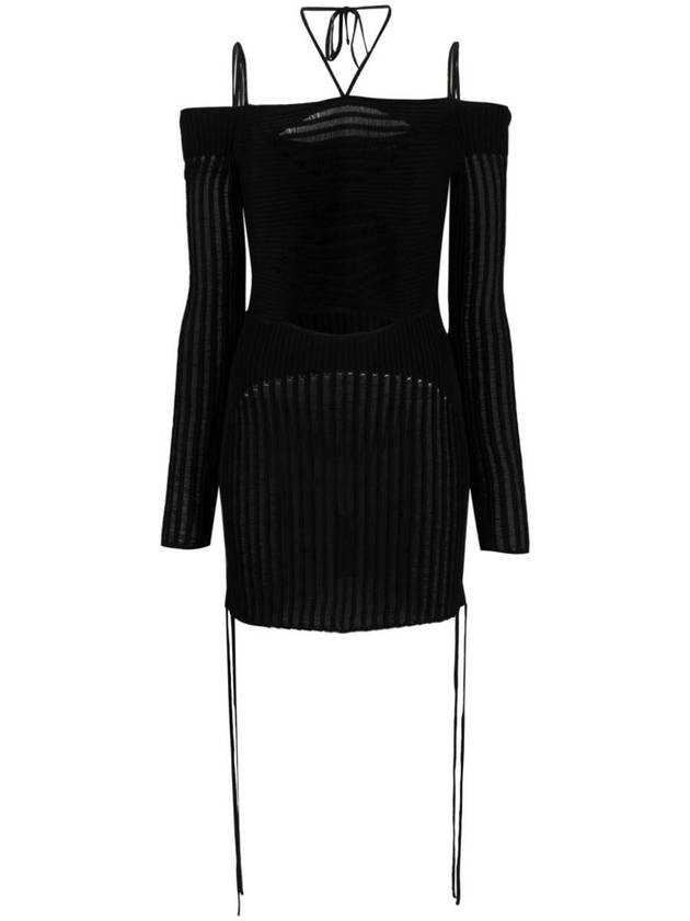 Andreādamo Knit Mini Dress Clothing - ANDREADAMO - BALAAN 1