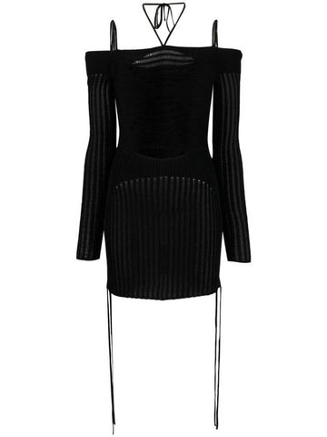 Andreādamo Knit Mini Dress Clothing - ANDREADAMO - BALAAN 1