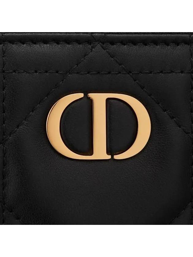 Miss Caro Voyageur Slim Long Wallet Black - DIOR - BALAAN 6