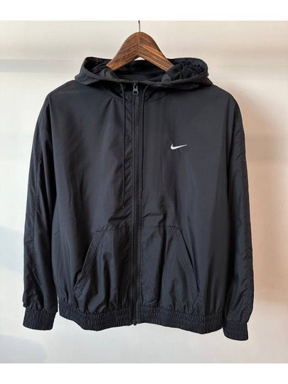 Sportswear Classic Woven Loose UV Protection Hooded Jacket Black - NIKE - BALAAN 2