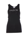 Women's Logo Print Sleeveless Black - PATOU - BALAAN 2