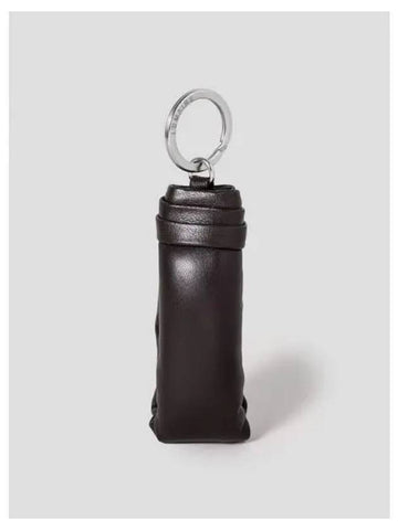 Unisex Wadded key holder ring dark chocolate contemporary domestic product GM0024062712611 - LEMAIRE - BALAAN 1