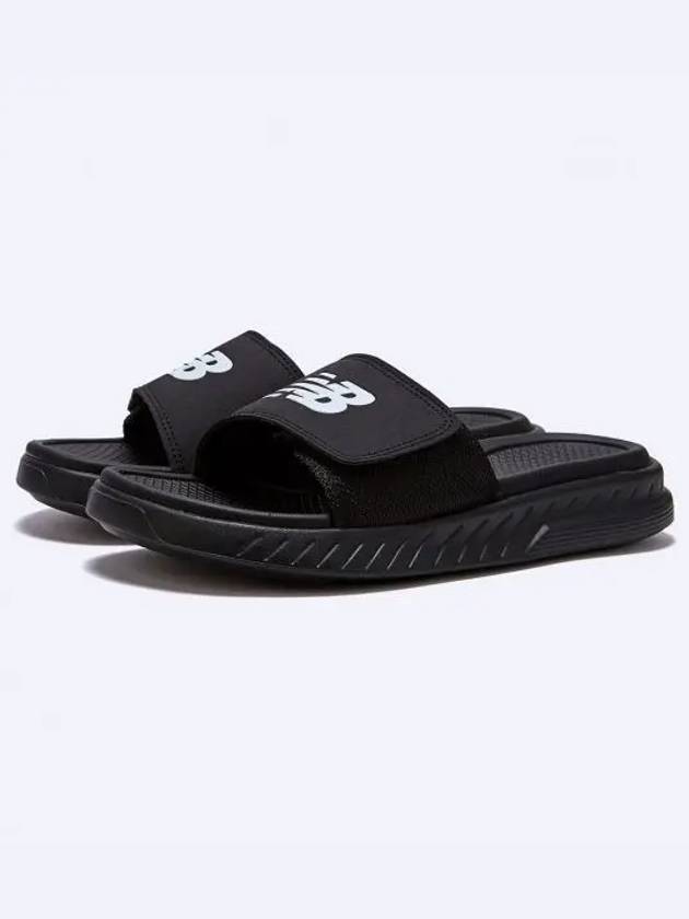 1501 Cushioning Slippers Black - NEW BALANCE - BALAAN 2