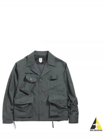 Tenkara Shirt CN Gabardine Charcoal KP771 B Jacket - SOUTH2 WEST8 - BALAAN 1