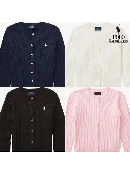 Women s Cable Knit Cotton Twisted Cardigan - POLO RALPH LAUREN - BALAAN 1