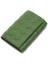 Men's Intrecciato Key Holder Green - BOTTEGA VENETA - BALAAN 6