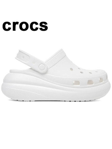 Sandals Classic Crush Clog White 207521 100 - CROCS - BALAAN 1