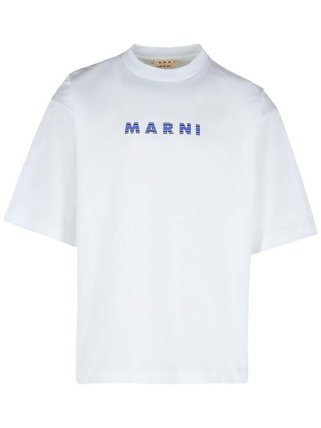 Marni White Cotton T-Shirt - MARNI - BALAAN 1