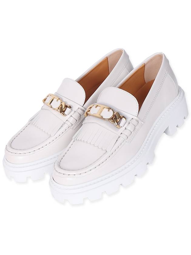 Chain 3D Loafer White - TOD'S - BALAAN 2