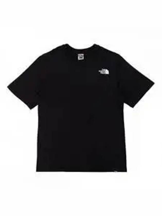 Women's Relaxed Red Box Cotton Short Sleeve T-Shirt Black - THE NORTH FACE - BALAAN 2