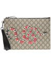 GG Supreme Kingsnake Clutch Bag - GUCCI - BALAAN.