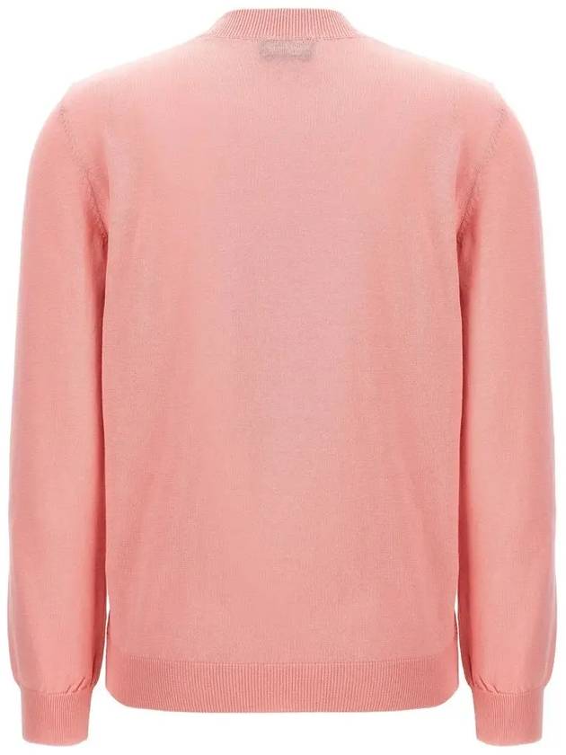 Bella Logo Embroidery Cardigan Pink - A.P.C. - BALAAN 4