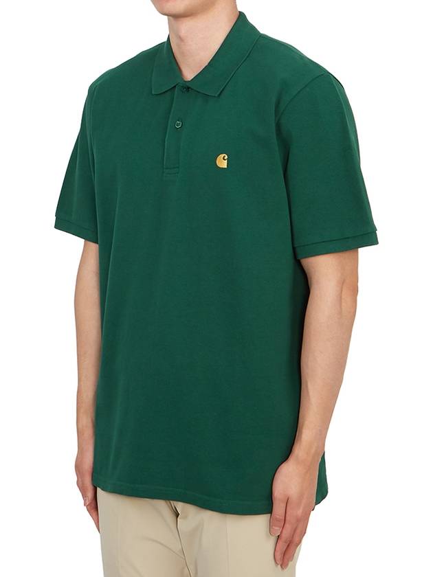 Chase Pique Polo Green - CARHARTT WIP - BALAAN 3